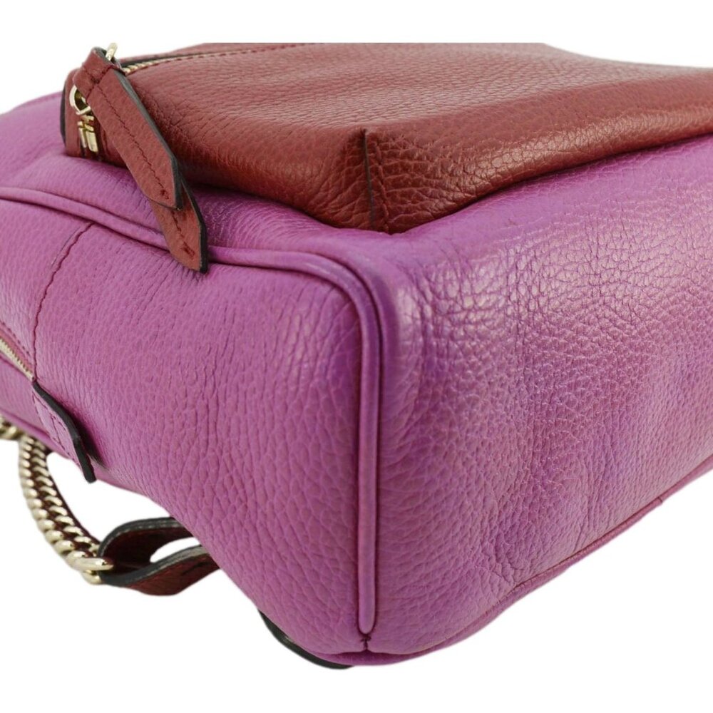 Gucci  Soho Leather Backpack Pink 431570 - Picture 7 of 11